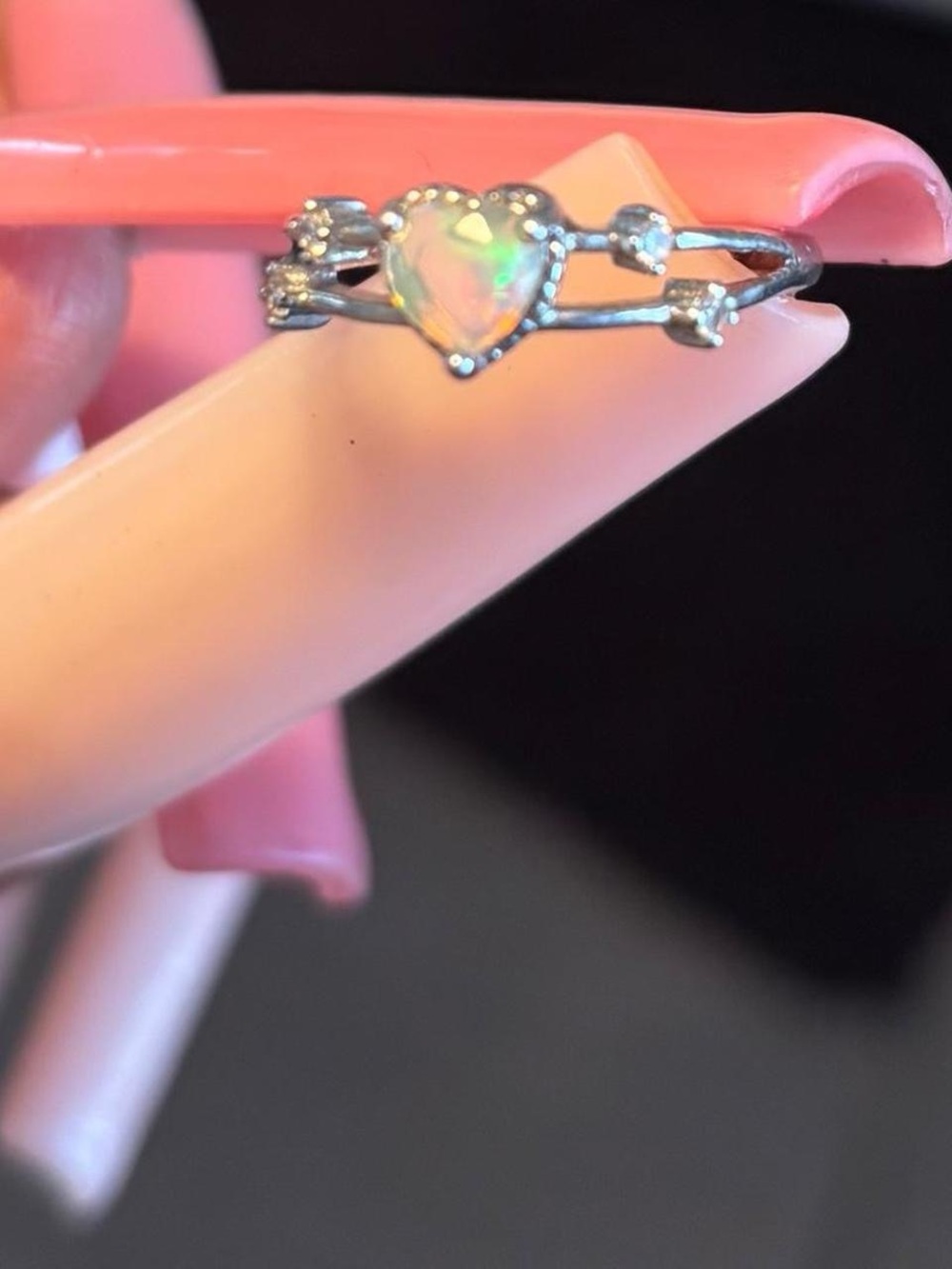 ✨ Opal heart ring✨